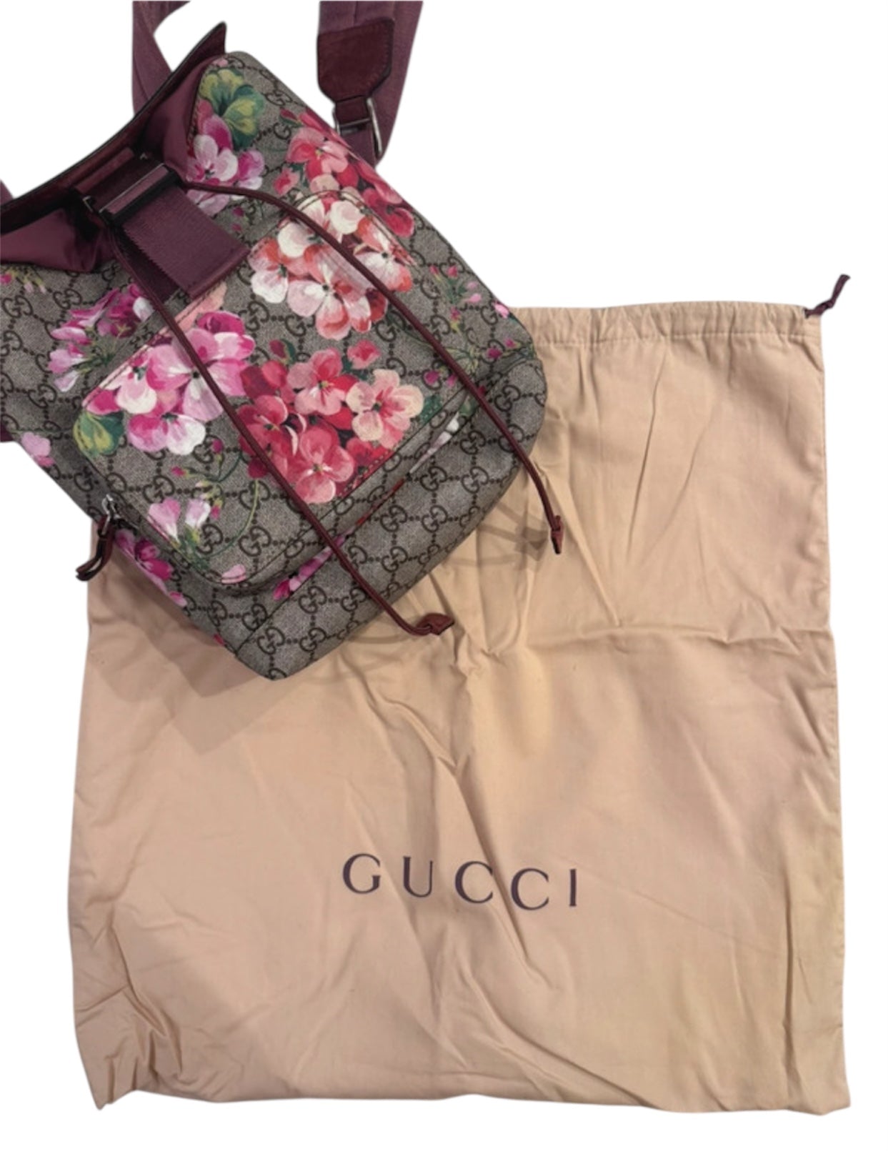 GUCCI GG SUPREME BLOOMS ZAINO