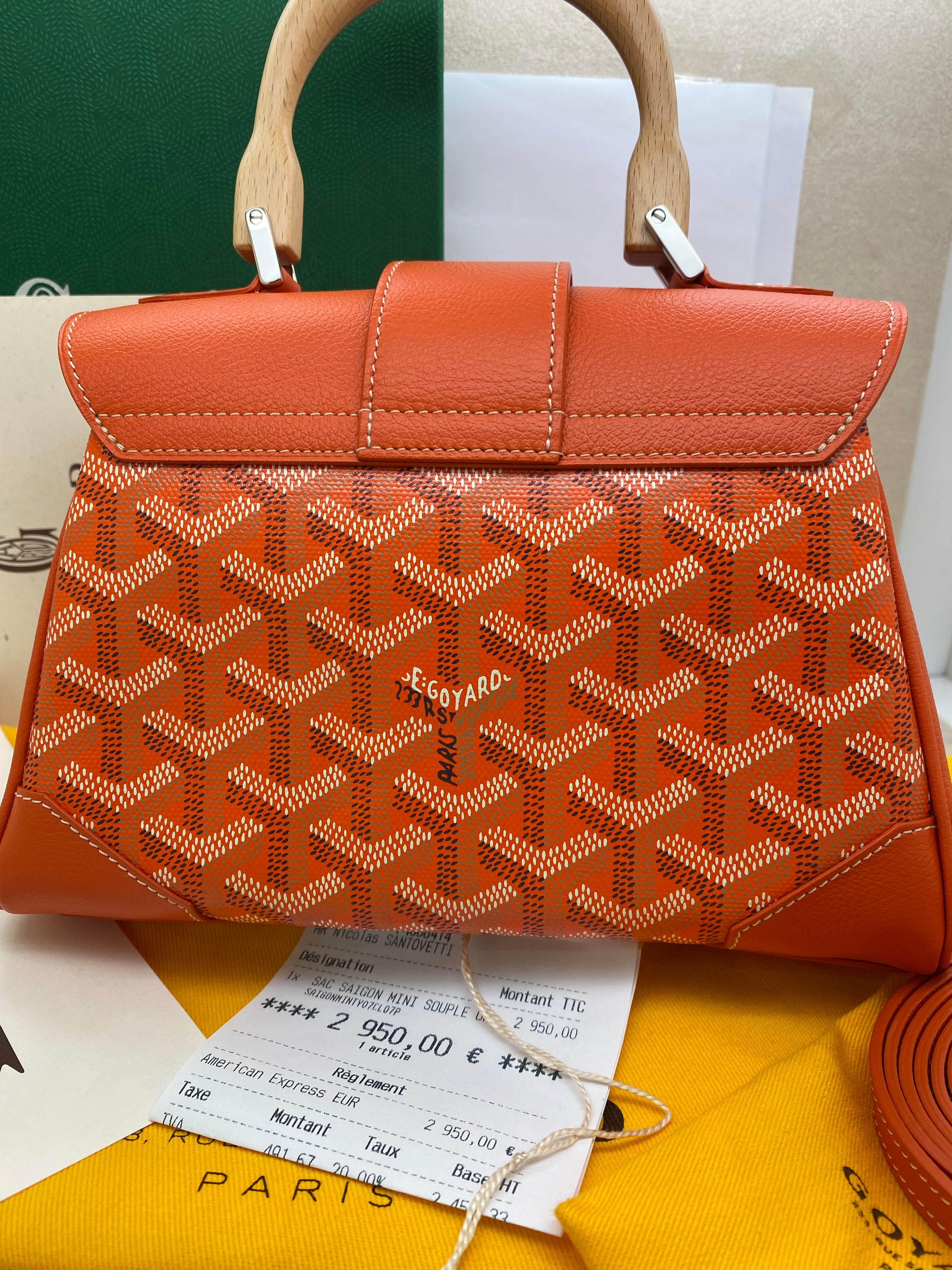 GOYARD SAIGON MINI ORANGE