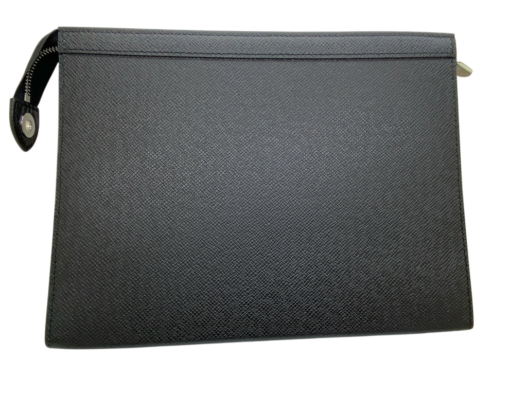 LOUIS VUITTON POCHETTE - TAIGA BLACK