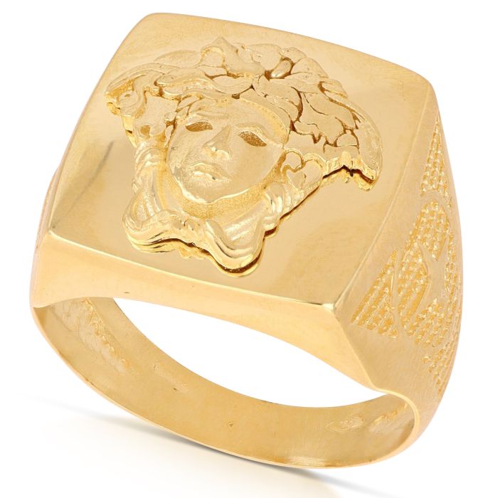 Anello Medusa a scudo