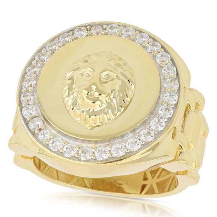 Anello leone e pietre