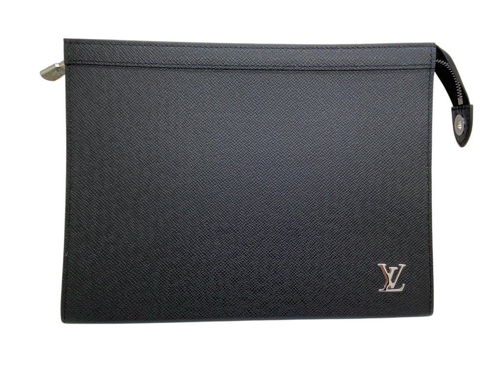 LOUIS VUITTON POCHETTE - TAIGA BLACK
