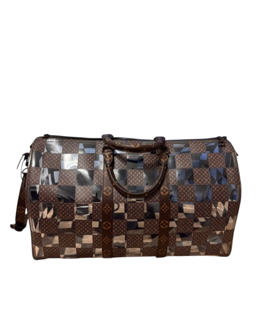 LOUIS VUITTON KEEPALL 50 CHESS Limited Edition