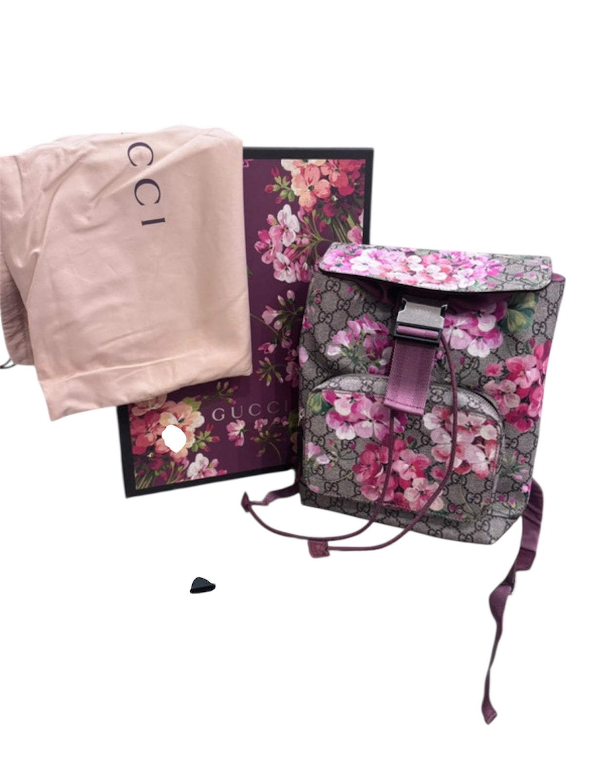 GUCCI GG SUPREME BLOOMS ZAINO