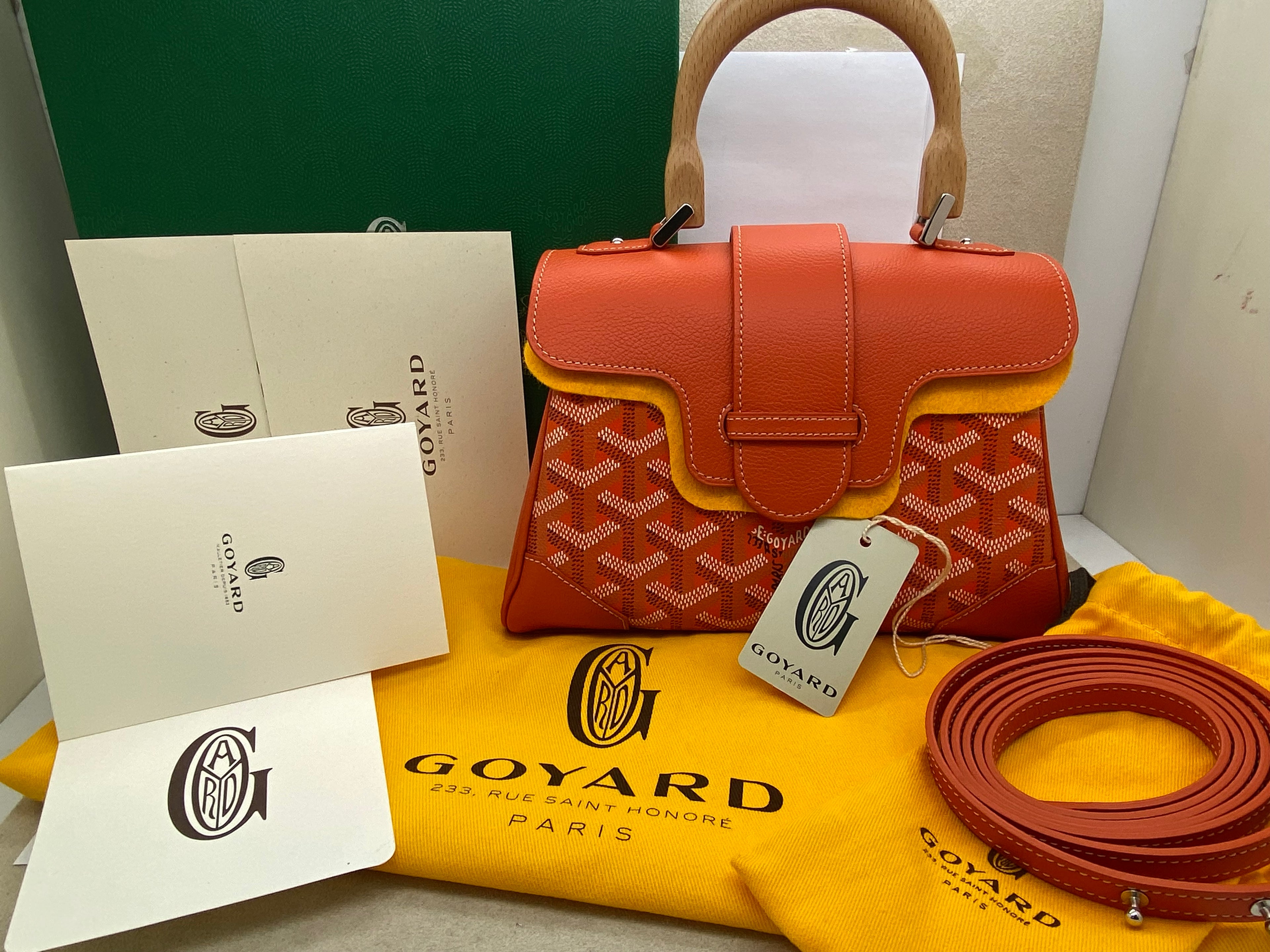 GOYARD SAIGON MINI ORANGE